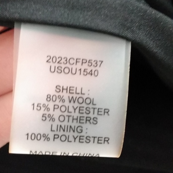 Universal Standard Harlow Classic Wool Coat (NWT) - Picture 6 of 6